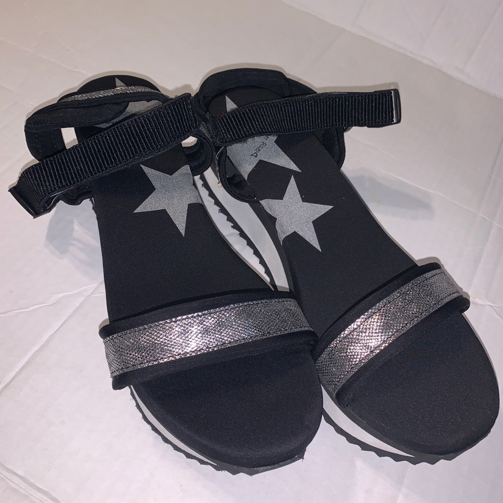 Dirty Laundry Womens Greats Black Platform Ankle Strap Sandals Size 9 NWOT